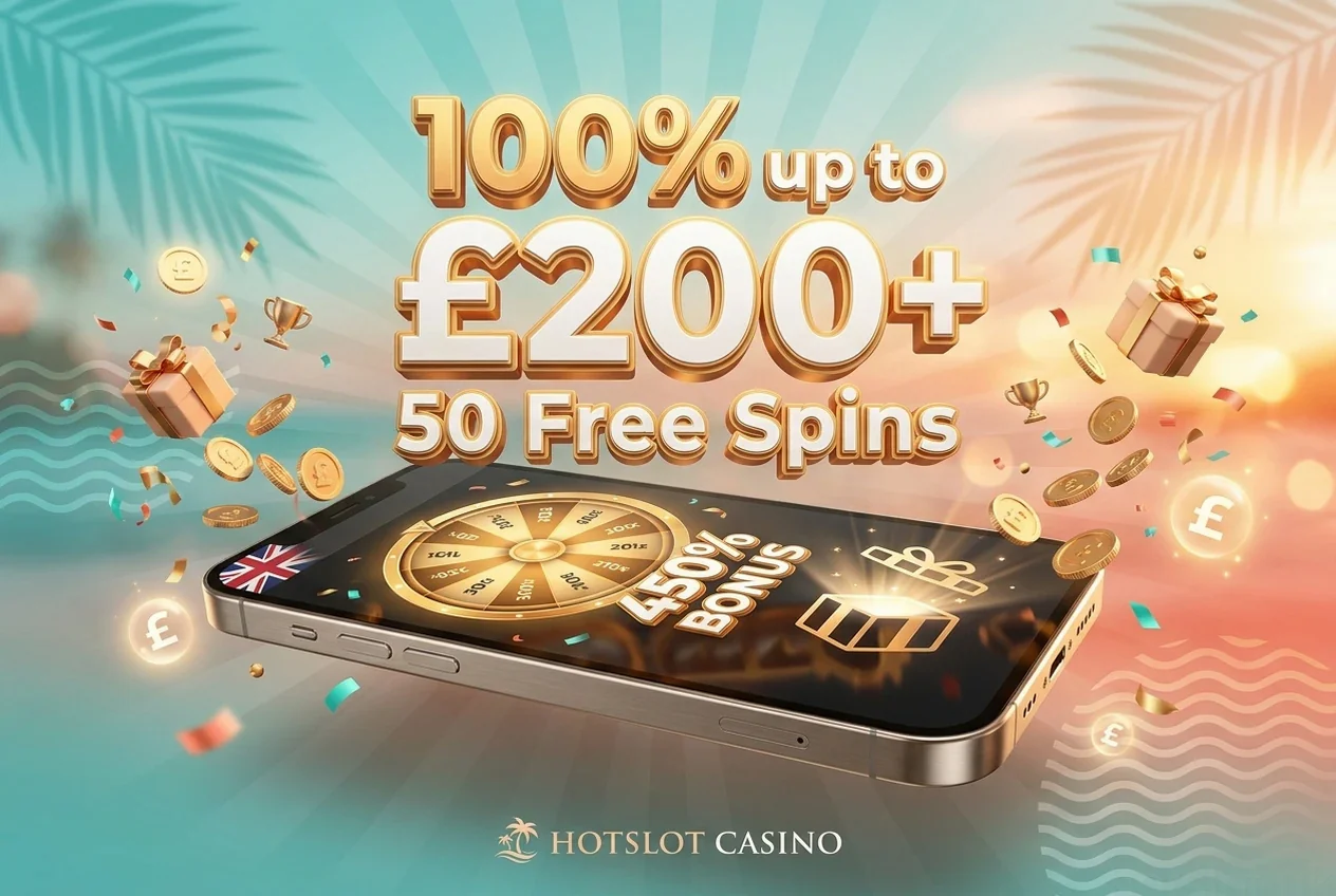 100% up to £200+ 50 Free Spins